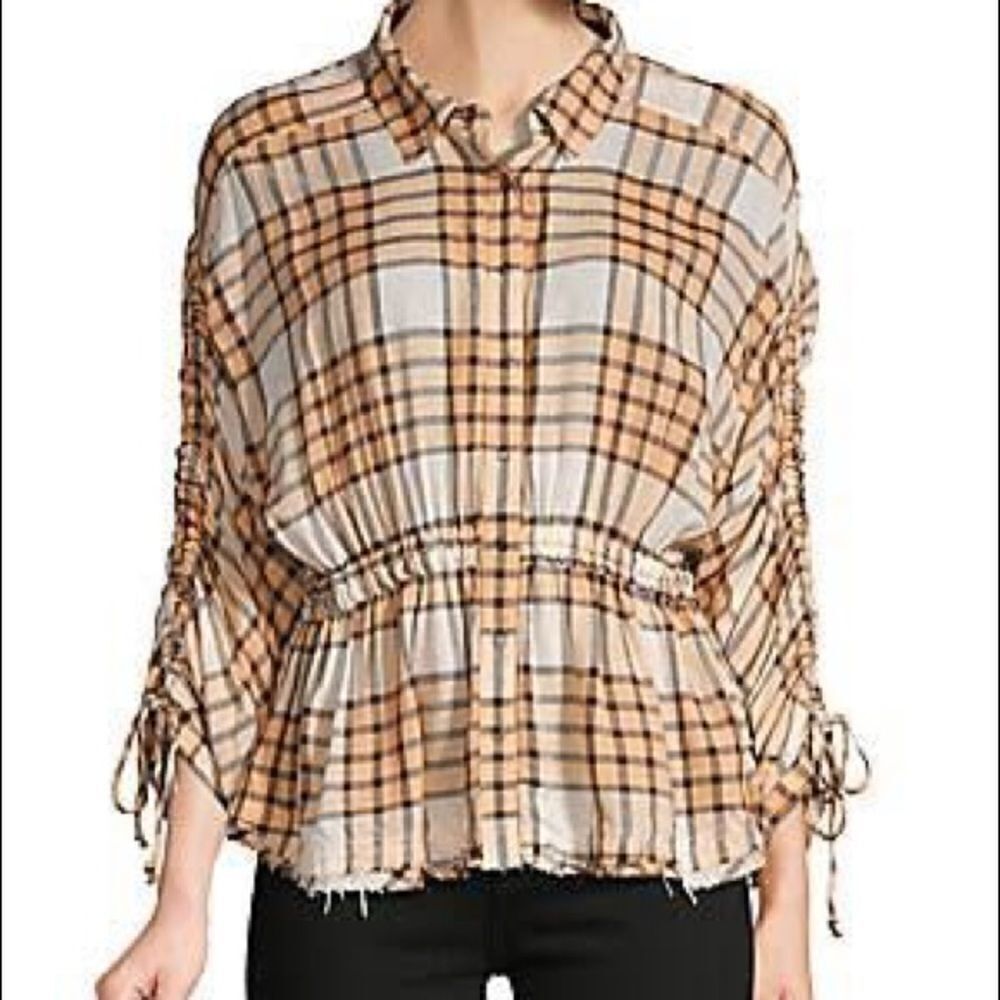 We The Free Pacific Dawn Plaid Buttondown Shirt